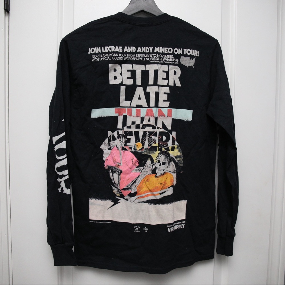 Lecrae and Andy Mineo Better Late Than Never Tour Long Sleeve Shirt